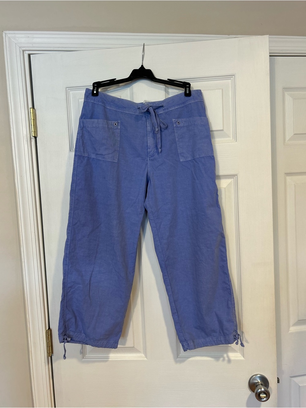 fresh produce Periwinkle Drawstring Utility Capris